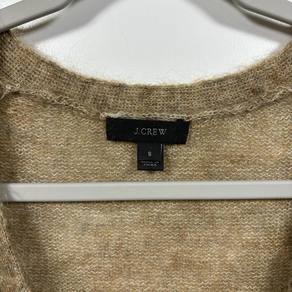 J. Crew Mohair Blend Knit Cardigan Boyfriend Cardigan Button Down Old Money Sz S - Picture 2 of 6